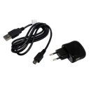 2 pieces-charging set mini USB, 2A for Medion GoPal E3215