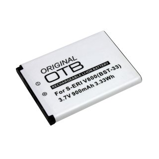Battery 900mAh, 3.7V replaced: BST-33 compatible with Sony Ericsson