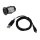 Huawei MediaPad M3 Lite 10 Set de carga, cable usb, cargador dual de coche usb, micro-usb, 2100mA