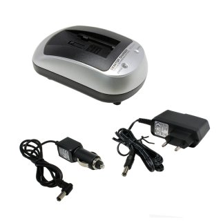 Battery Charger Set for Sony Cyber-shot DSC-H3, suitable for battery: NP-BG1, NP-FG1