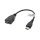 OTG Adaptateur câble compatible avec Crosscall, USB de type C vers USB, env. 21cm
