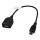 Adapter OTG Kabel kompatibel mit Echo, Micro USB auf USB, ca. 15cm
