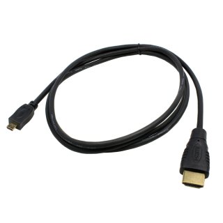 Cable HDMI en micro-HDMI de alta velocidad, Ethernet, 19 pólares, compatible con Medion