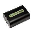 Batería compatible con Sony, Li-Ion, 700mAh, 7.4V, reemplazada: NP-FH50 / NP-FP50