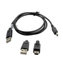 Cable de datos USB Mini USB compatible con Canon