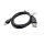 Data cable, 1 meter, micro USB, with long connector, compatible with BQ Mobile