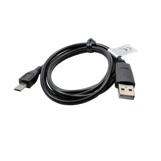 Data cable, 1 meter, micro USB, with long connector, compatible with Elson