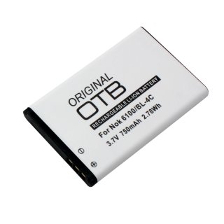 Batería 750mAh, Li-Ion, 3.7V, reemplaza: BL-4C compatible con simvalley