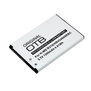 Battery compatible with Huawei, 3.7V, 1300mAh, replaced: HB434666RBC