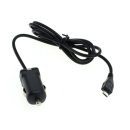Chargeur de voiture, Micro USB, compatible avec Black Fox, Output: 5V/2400mA 2.4A, Input: 12-24V, 1,10 mètres