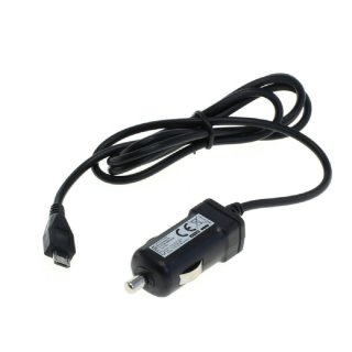 Cargador de coche, Micro USB, compatible con BQ Mobile, Output: 5V/2400mA 2.4A, Input: 12-24V, 1,10 metros