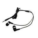 In Ear Headphone with microphone, 3.5mm jack, stereo