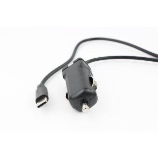 Kfz Ladekabel, USB-C, 3000mA, 1,10m, schnellladefähig kompatibel mit Echo